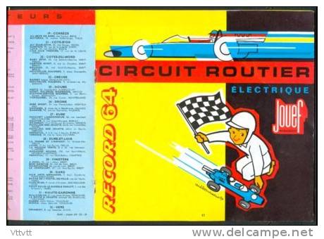 Ancien Catalogue JOUEF Trains HO, Circuit Routier Electrique Record 64, Brik, Ferrari, Jaguar, Lotus, Mercedes... - Littérature & DVD