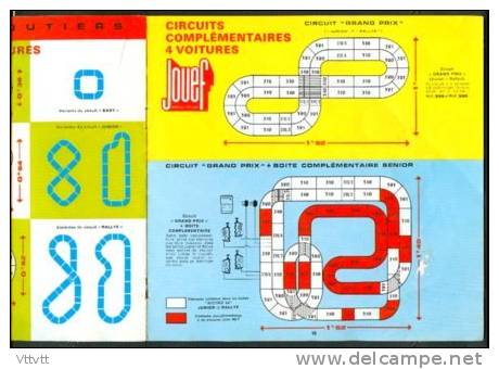 Ancien Catalogue JOUEF Trains HO, Circuit Routier Electrique Record 64, Brik, Ferrari, Jaguar, Lotus, Mercedes...