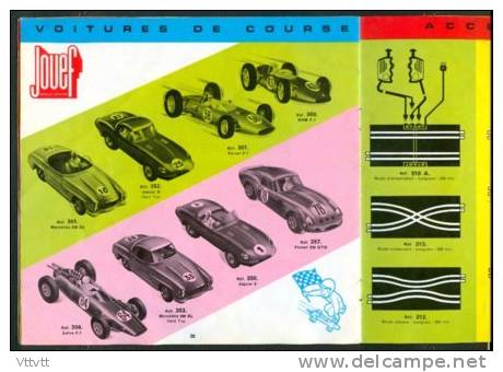 Ancien Catalogue JOUEF Trains HO, Circuit Routier Electrique Record 64, Brik, Ferrari, Jaguar, Lotus, Mercedes...