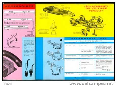 Ancien Catalogue JOUEF Trains HO, Circuit Routier Electrique Record 64, Brik, Ferrari, Jaguar, Lotus, Mercedes...