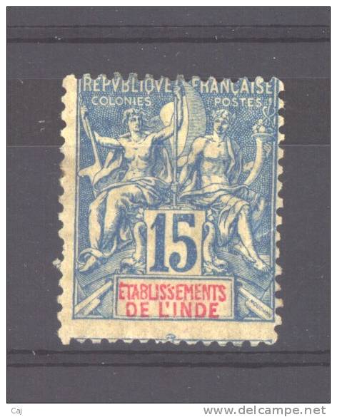 Inde  :  Yv  6  * - Unused Stamps