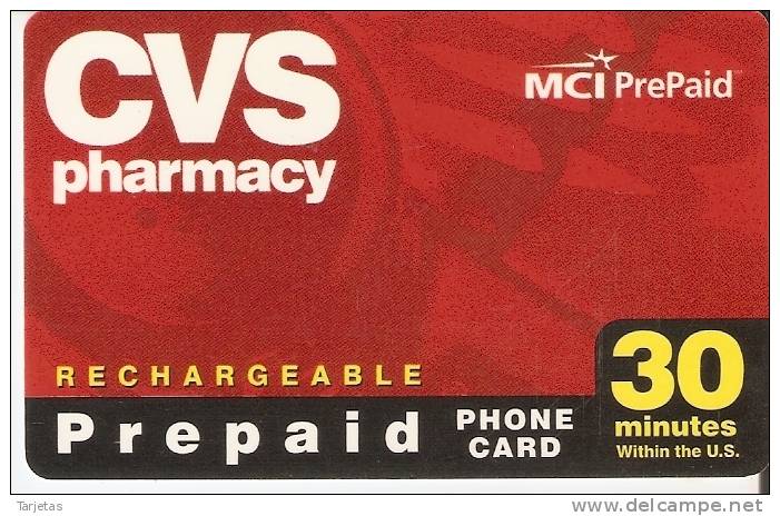 TARJETA DE ESTADOS UNIDOS DE CVS PHARMACY DE MCI - Otros & Sin Clasificación