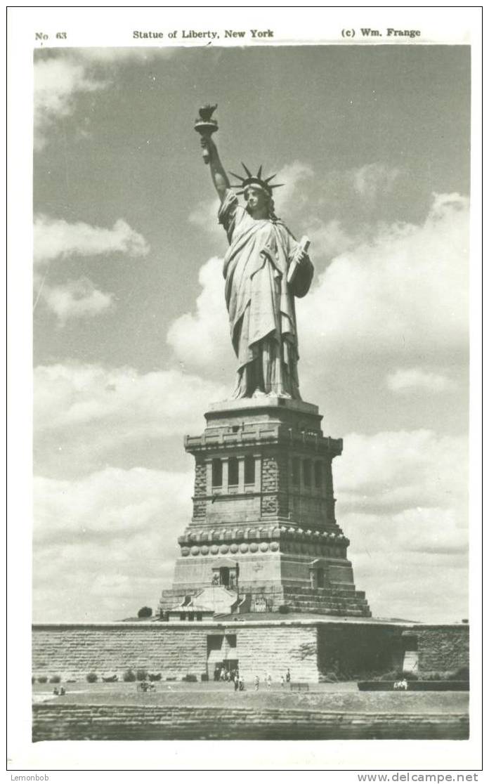 USA – United States – Statue Of Liberty, New York  Unused Real Photo Postcard [P3395] - Statua Della Libertà