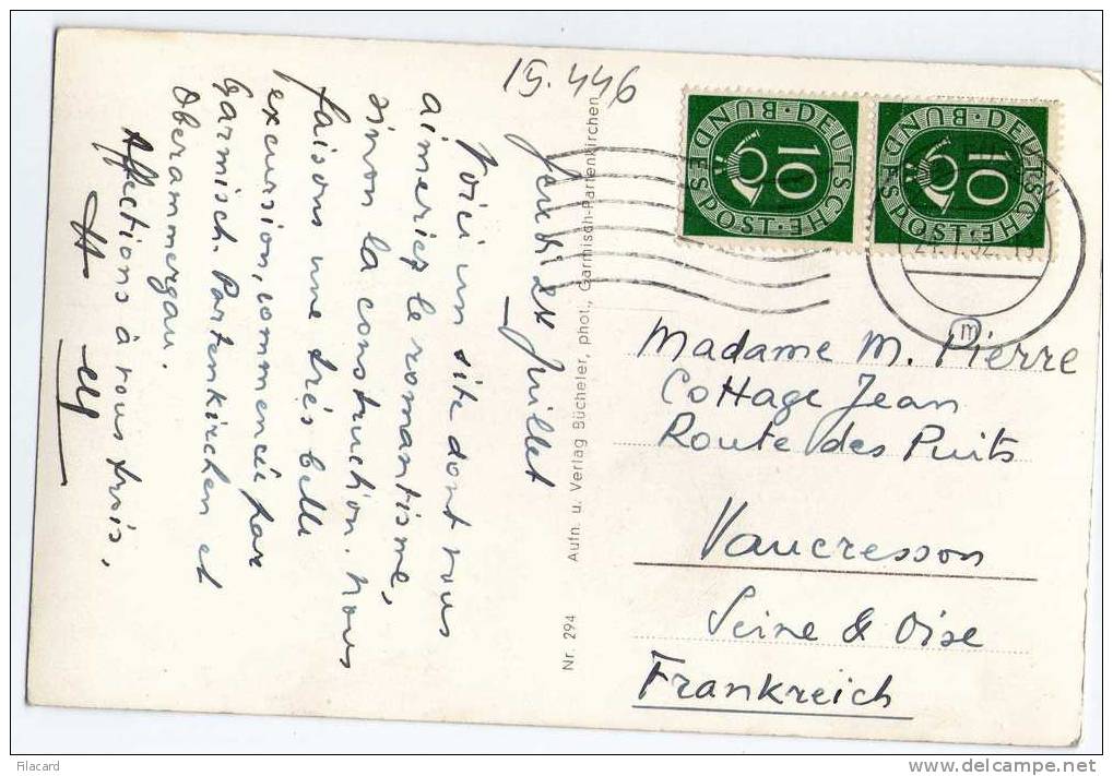 15446     Germania,  Schloss  Neuschwanstein,  VG  1952 - Fuessen