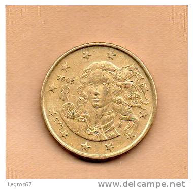 PIECE DE 10 CT EURO ITALIE 2005 - Italie