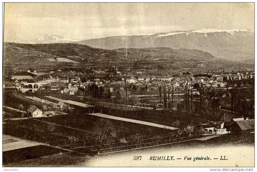 RUMILLY - (74150) - CPA - N°597 - Rumilly, Vue Générale - LL - Rumilly