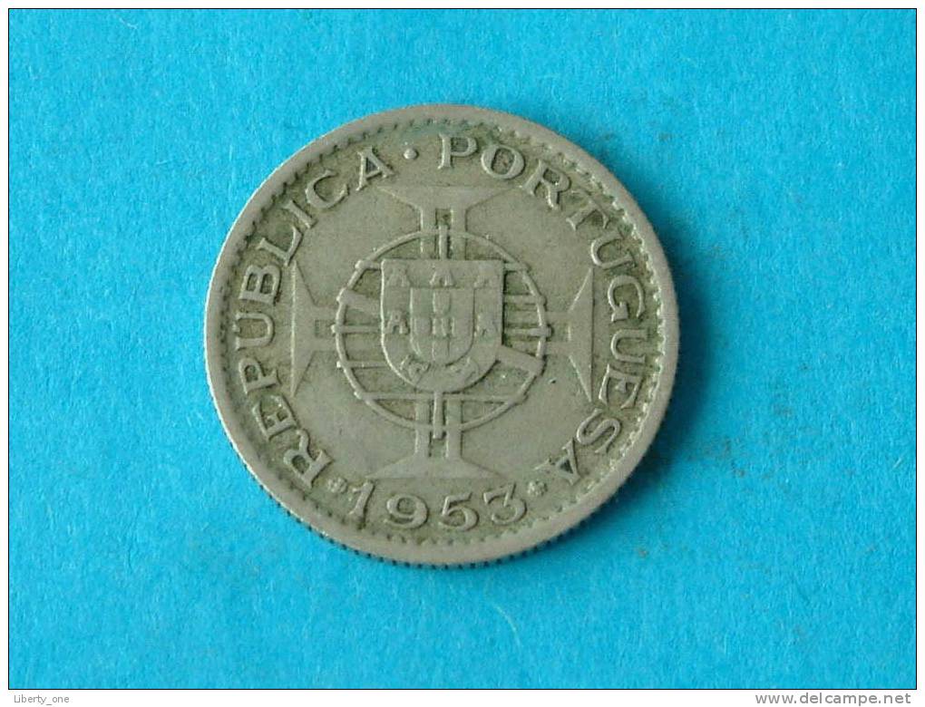 1953 - 2 $ 50 ESCUDOS - KM 77 ( For Grade, Please See Photo ) ! - Angola