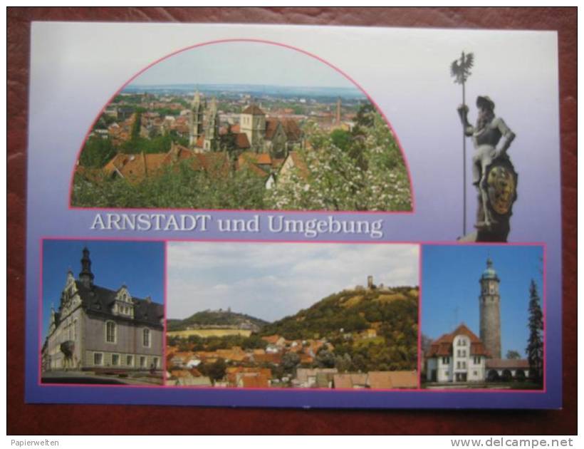 Arnstadt - Mehrbildkarte "Arnstadt Und Umgebung" - Arnstadt