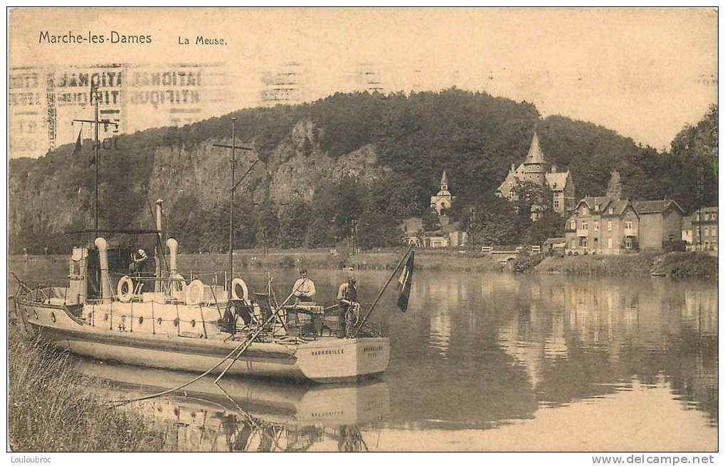 MARCHE LES DAMES LA MEUSE AVEC BATEAU LA VADROUILLE - Namur