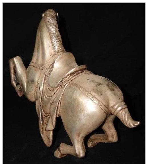 Collection Qing Dynasty Silver Horse Statue - Other & Unclassified