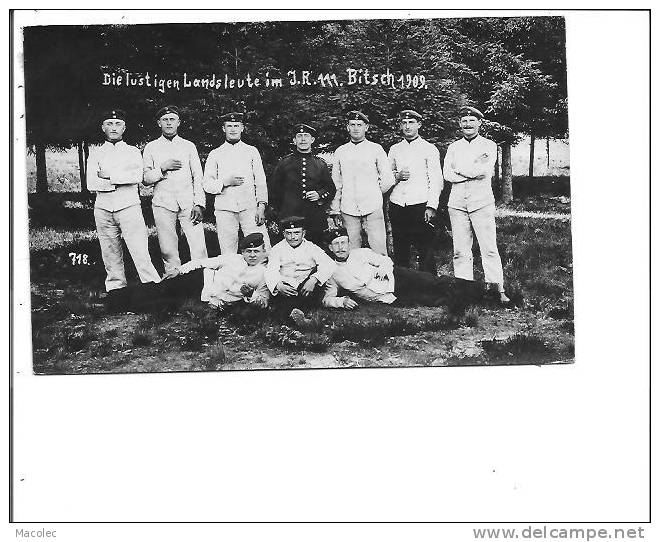 57 BITCHE SOLDATS ALLEMANDS 1909 - Bitche