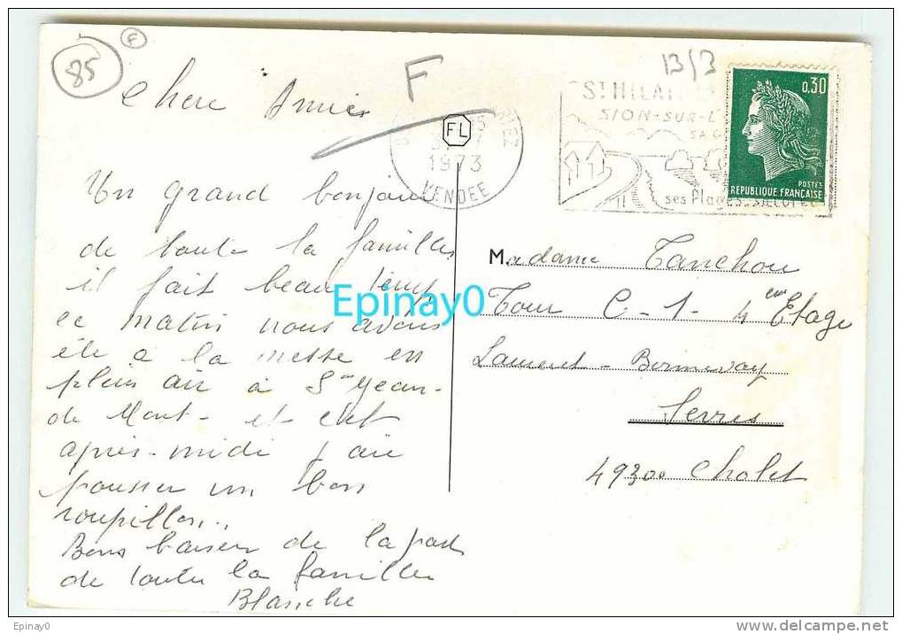 B - 85 - SION L'OCEAN - SAINT HILAIRE DE RIEZ - Belle Fantaisie - Saint Hilaire De Riez