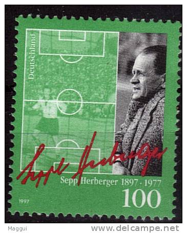 ALLEMAGNE  N° 1728   * * Sepp Herberger  1997  Football  Soccer  Fussball - Ungebraucht