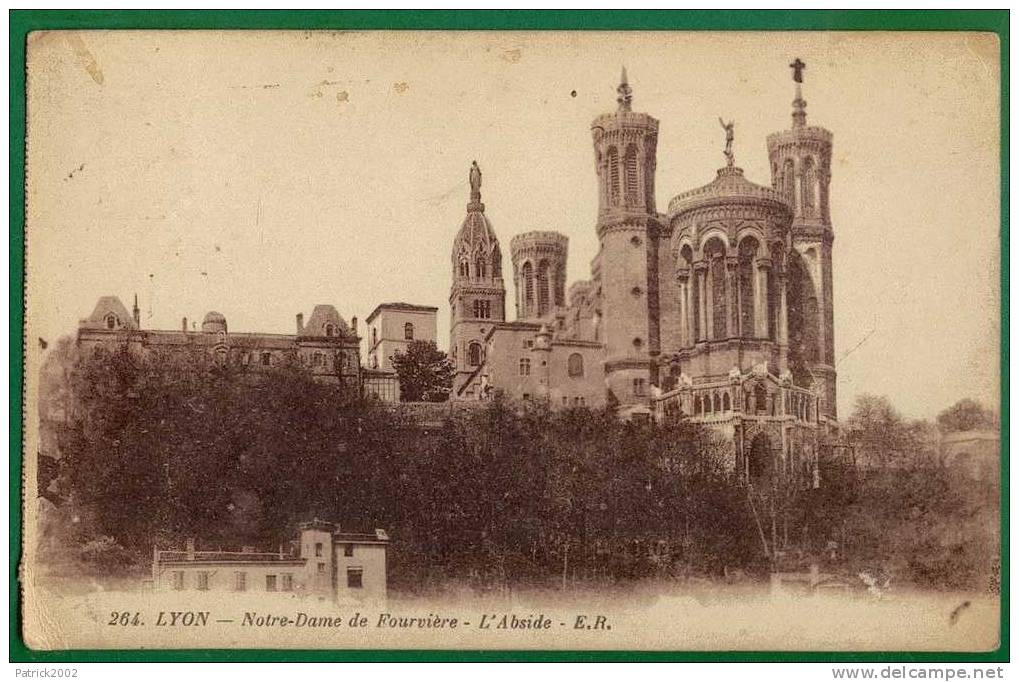 264. LYON - Notre-Dame De Fourvière - L'Abside - E. R. - Eglises Et Cathédrales