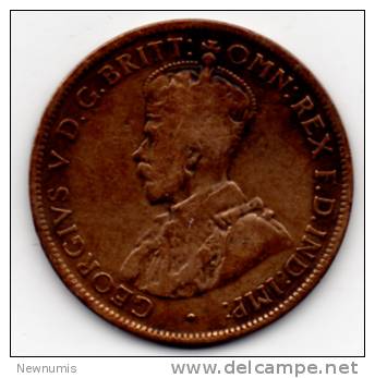 AUSTRALIA ONE HALF PENNY 1911 - Penny