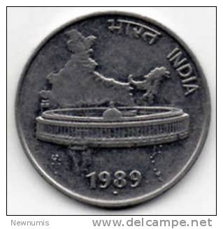 INDIA 50 PAISE 1989 - India