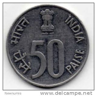 INDIA 50 PAISE 1989 - India