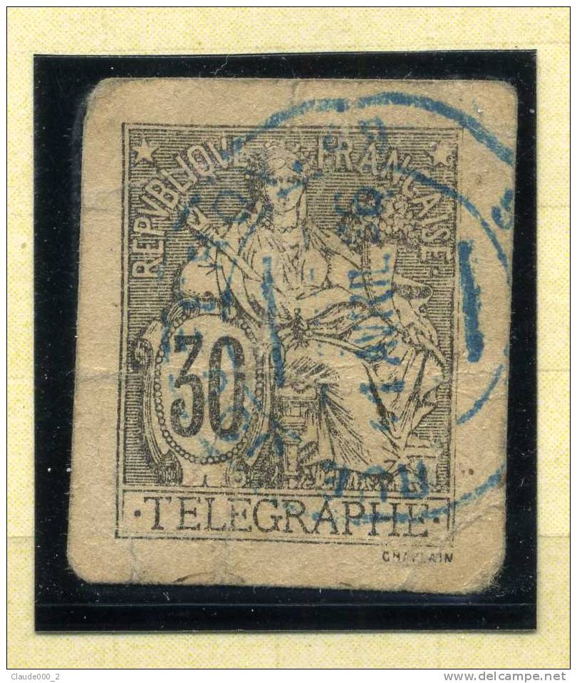 7 TIMBRES TELEPHONE ET 2 TELEGRAPHE SANS FOND DE SURETE