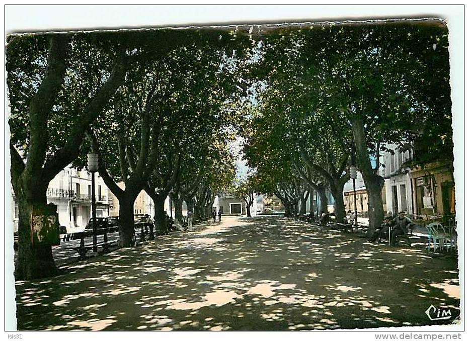 Dép 34 - Serignan - La Promenade - Semi Moderne Grand Format - état - Other & Unclassified