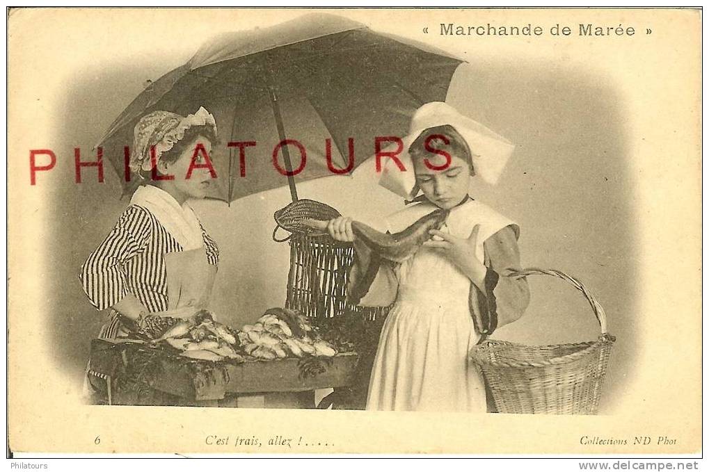 MARCHANDE DE MAREE / "C'est Frais, Allez... !"   (Poissons) - Shopkeepers