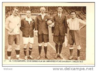 Oy117/  Fotokarte OLYMPIADE 1928, Fussball-Spiel Argentinien-Uruguay. Gewonnen Hat Uruguay. - Summer 1928: Amsterdam