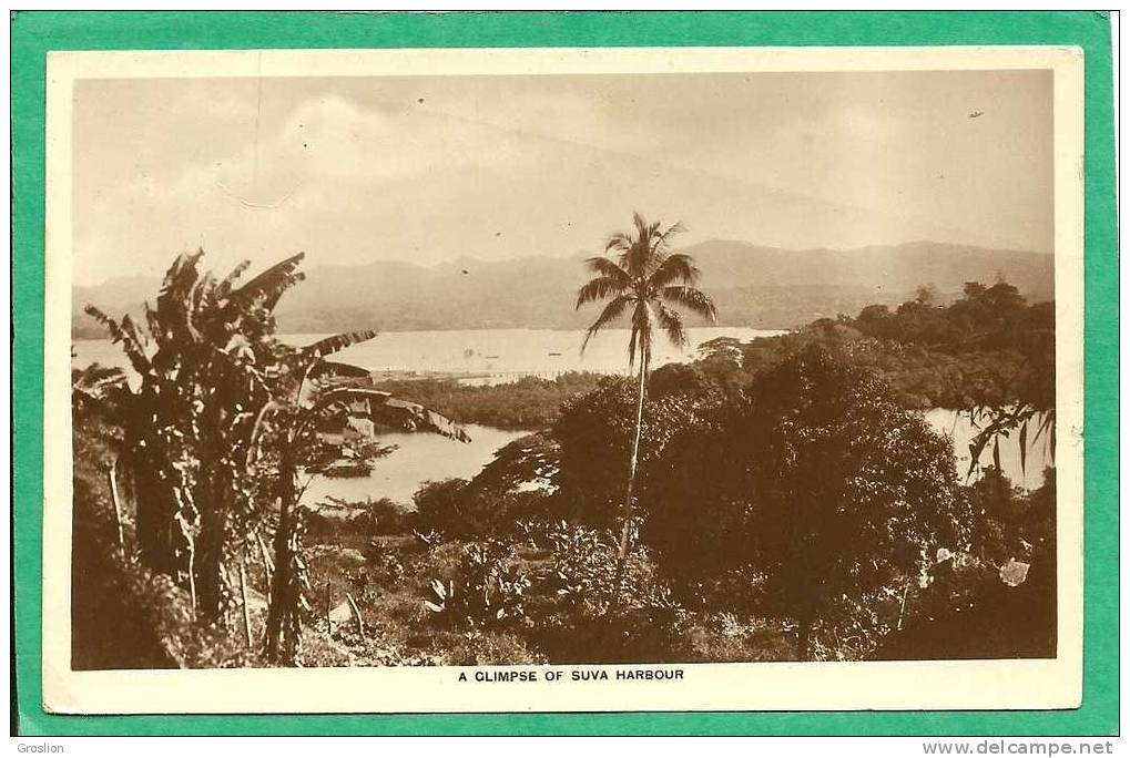 A GLIMPSE OF SUVA HARBOUR - Fidji