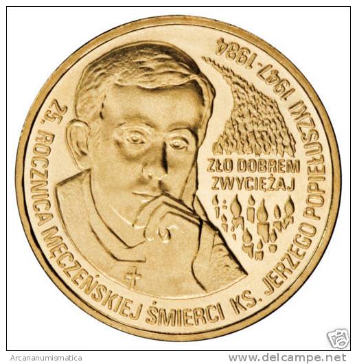 POLONIA 2 ZLOTES 2.009 2009 S/C UNC ORO NORDICO  "ROCZ. SMIERCI"      DL-7299 - Polonia