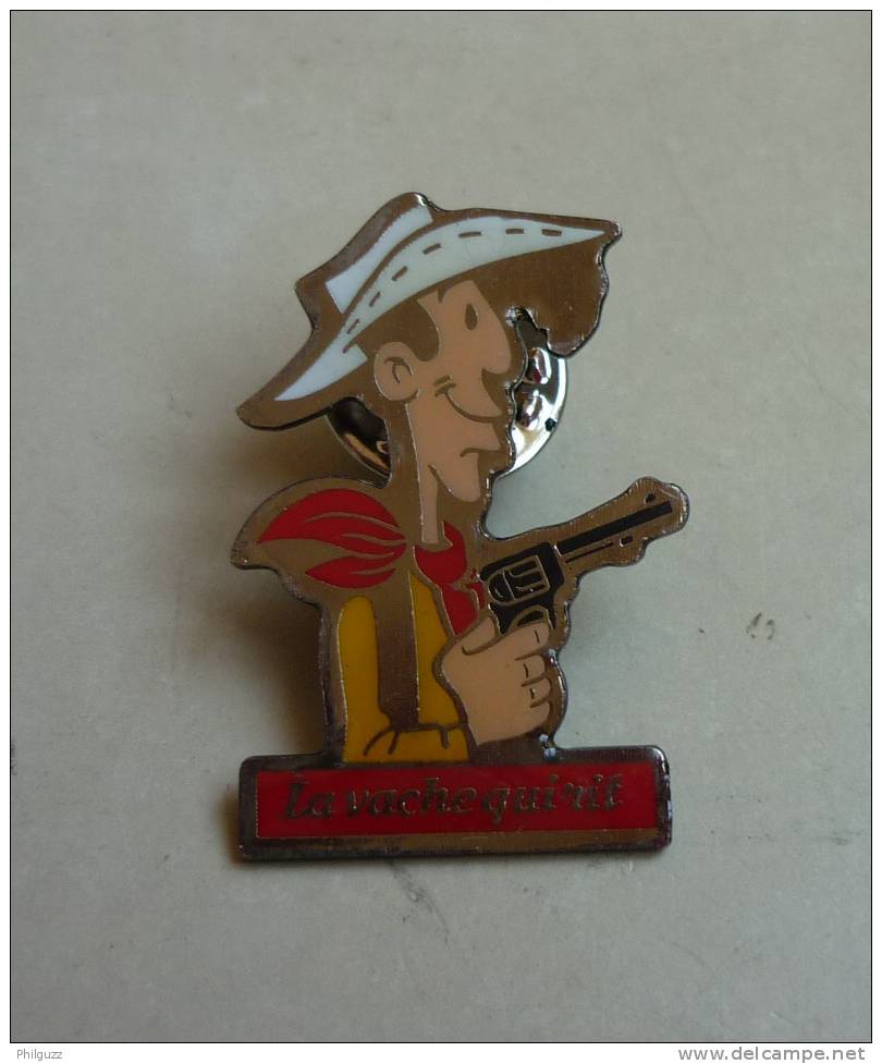 PIN'S LUCKY LUKE LA VACHE QUI RIT MORRIS 1991 - Pins