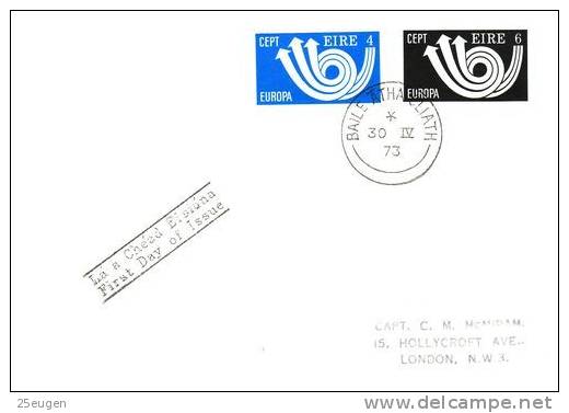 IRELAND  1973 EUROPA CEPT FDC - 1973