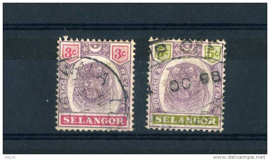 - GRANDE-BRETAGNE . SELANGOR 1895 . OBLITERES - Selangor