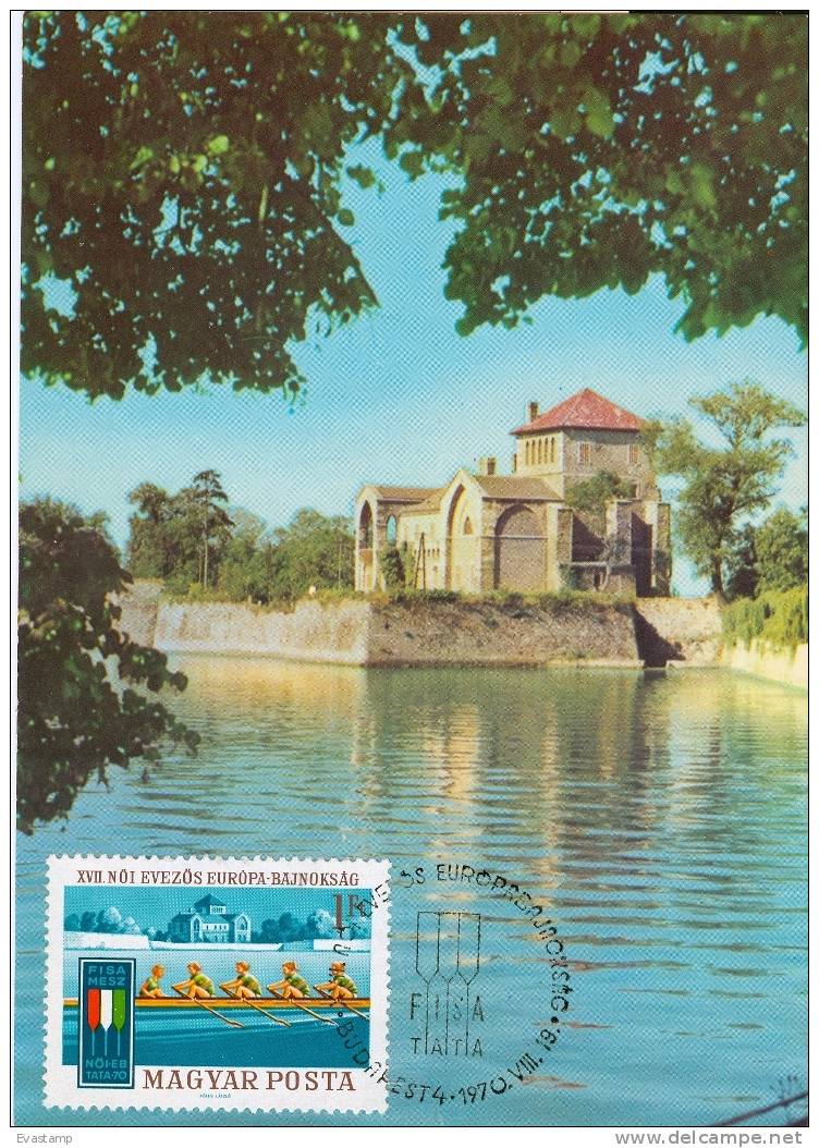 HUNGARY - 1970.Maximum Card - 17th Eur.Women´s Rowing Championships Mi:2601. - Cartoline Maximum