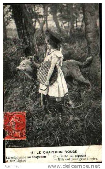 Conte Le Petit Chaperon Rouge - C Et RS, 5 (raccourcie) - Fairy Tales, Popular Stories & Legends