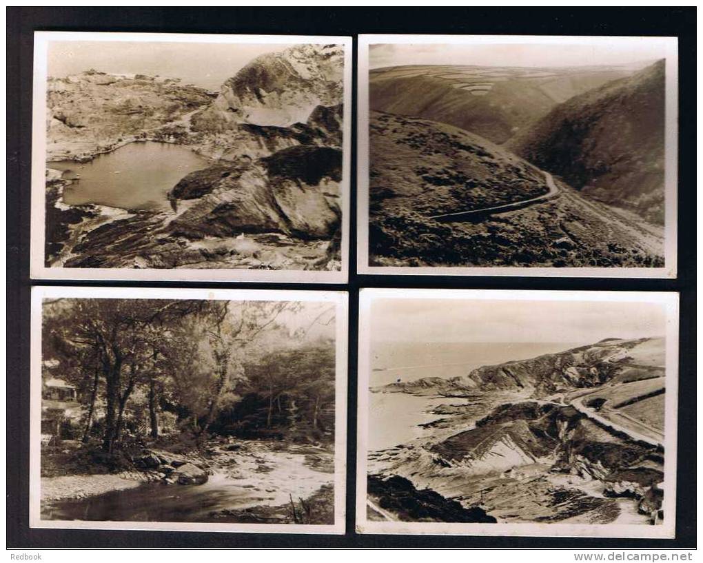 RB 720 - 15 Small Photographs Of Devon - Ilfracombe - Woody Bay - Clovelly - Lynmouth - Lynton - Other & Unclassified