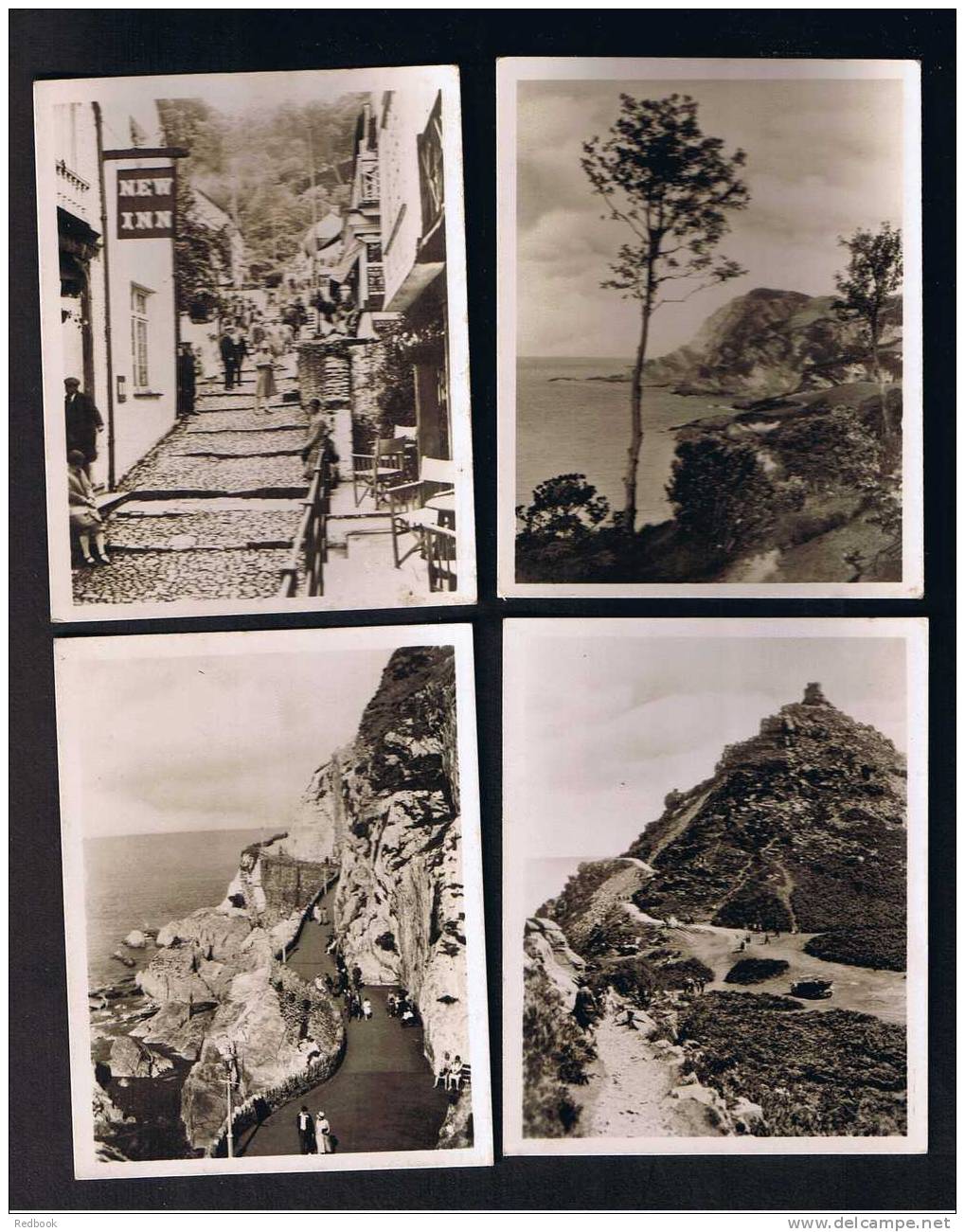 RB 720 - 15 Small Photographs Of Devon - Ilfracombe - Woody Bay - Clovelly - Lynmouth - Lynton - Other & Unclassified