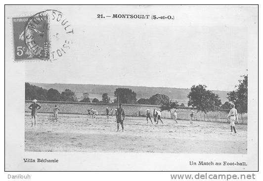 95 // MONTSOULT   Villa Béthanie   Match De Foot Ball / ANIMEE - Montsoult