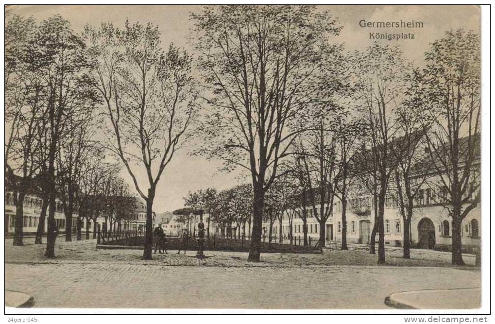 CPSM GERMERSHEIM (Allemagne-Rhénanie Palatinat) - Konigsplatz - Germersheim