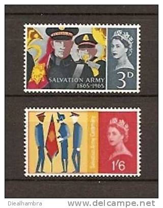 UNITED KINGDOM REINO UNIDO GROßBRITANNIEN SALVATION ARMY (01-054) 1965 / MNH / 426 - 427 - Ungebraucht