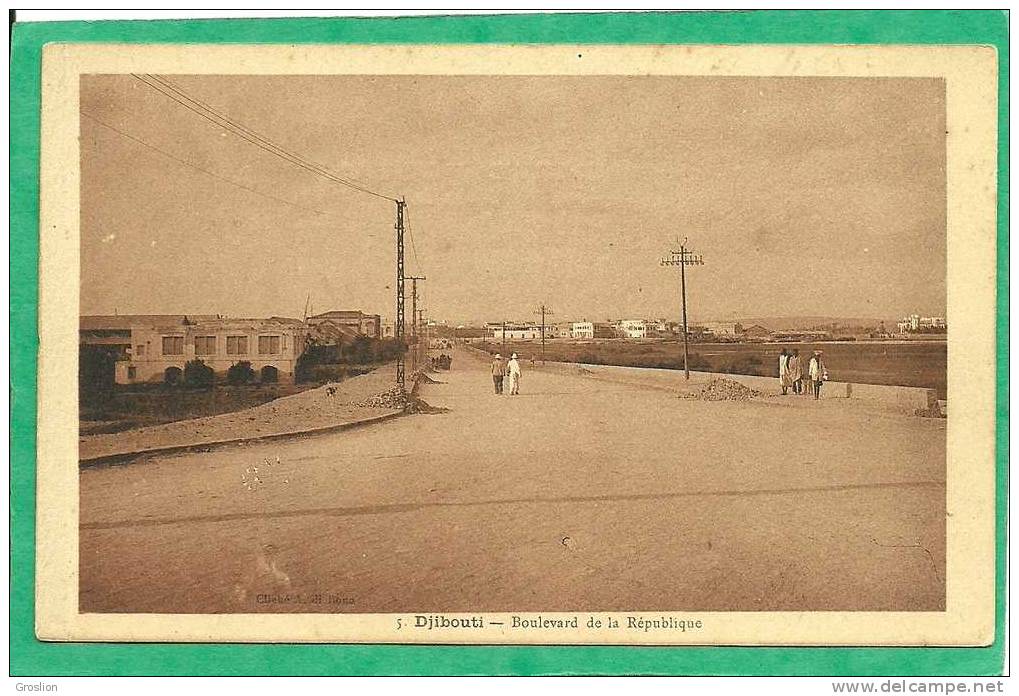 DJIBOUTI - BOULEVARD DE LA REPUBLIQUE N° 5 - Dschibuti