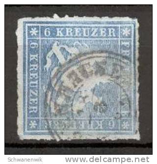 WÜRTTEMBERG, MiNr. 32, Gestempelt, K3  (OCH )SENHAUSEN - Used