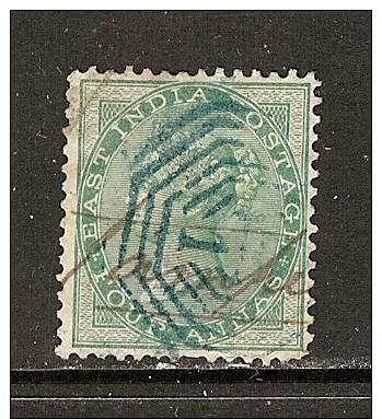 Inde Anglaise  1856-64  Yvert  16  (o)  Used  Cote: 50.00 - 1858-79 Crown Colony