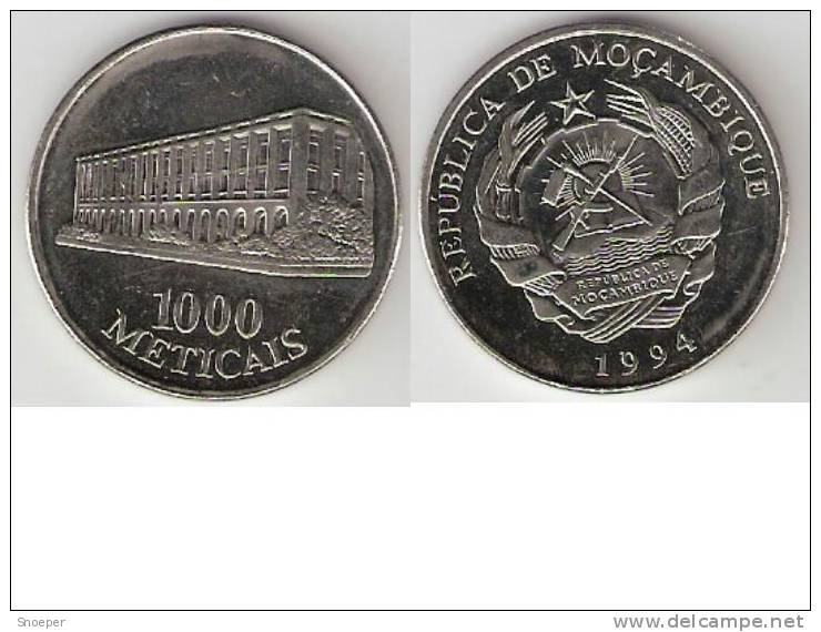 Mozambique 1000 Metical 1994  Km 122  Unc !!!!!! - Mosambik