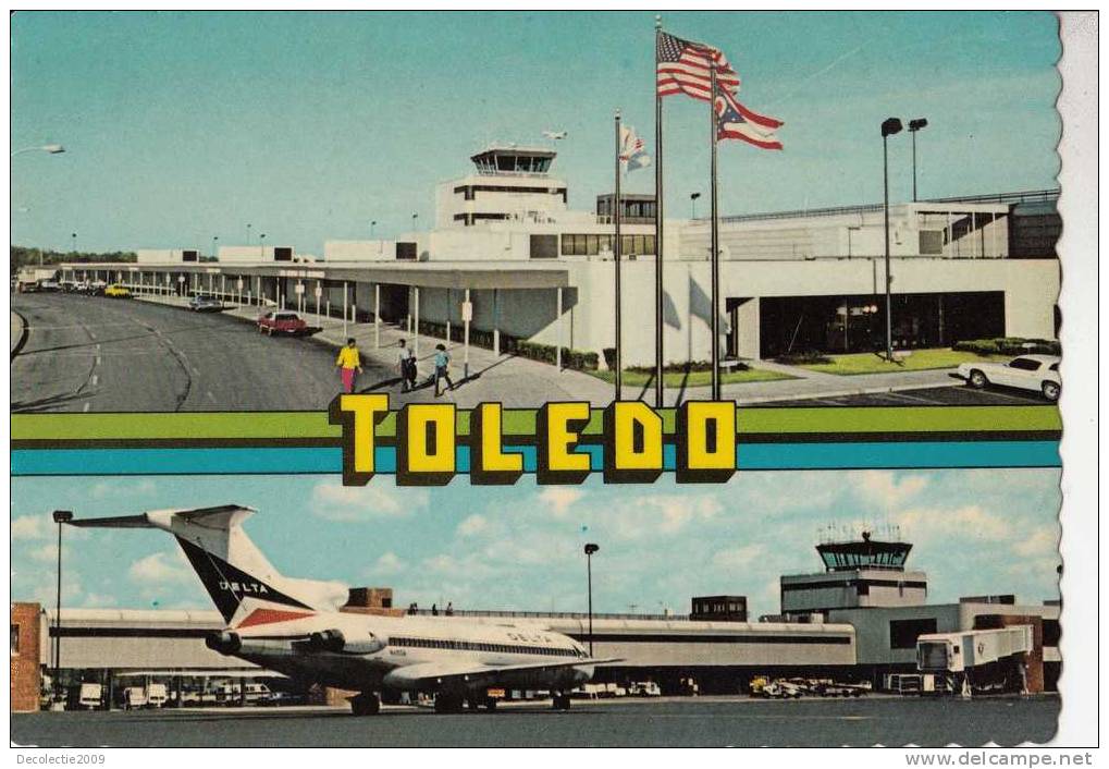 B22603 Aerodrome Airport USA Toledo Ohio Not Used Perfect Shape - 1946-....: Moderne