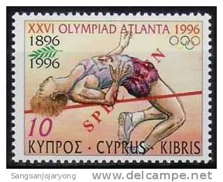 Specimen, Cyprus Sc885 1996 Summer Olympics, Jeux Olympiques. - Ete 1996: Atlanta