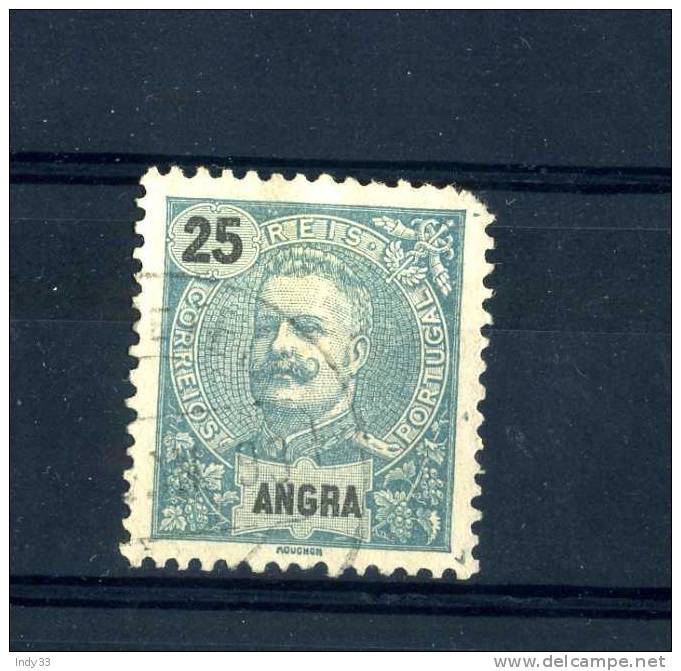 - PORTUGAL 1897 . ANGRA OBLITERE - Angra