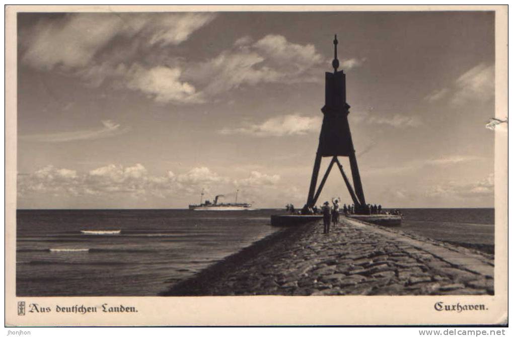 Deutschland-Postkarte 1936-   Cuxhaven  - 2/scans - Cuxhaven