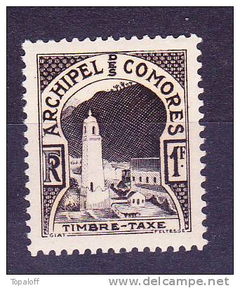 Comores Taxe N°2 Neuf Sans Charniere - Unused Stamps