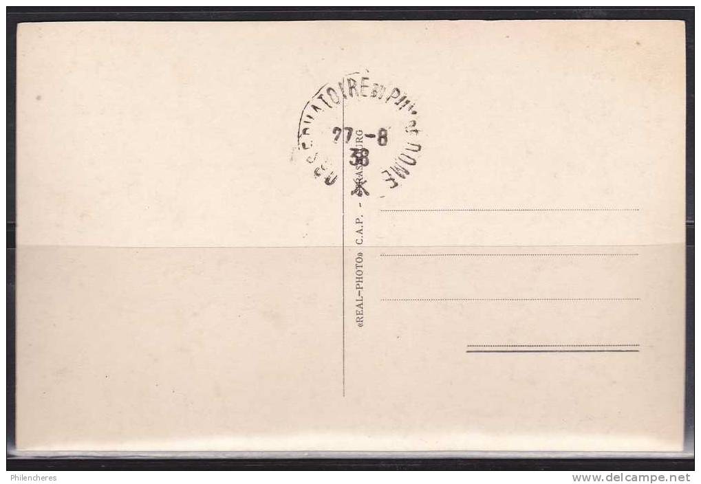 Astronomie - CPA - Observatoire Du Puy De Dome Sous Le Givre - Cachet Postal De L´observatoire 1938 - Astronomie