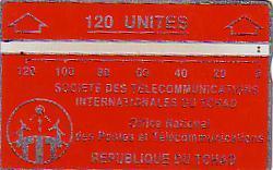 TCHAD HOLOG ROUGE 120U UT N° 901C..... ANCIENNE RARE - Tschad