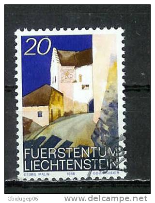 YT N° 837 - Oblitéré - Chateau De Vaduz - Used Stamps