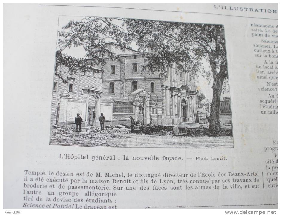 1890 UNIVERSITE DE MONTPELLIER AMIRAL BERGASSE DU PETIT THOUARS "FORMIDABLE" TELEGRAPHE SIBERIE CATHEDRALE DE CARTHAGE